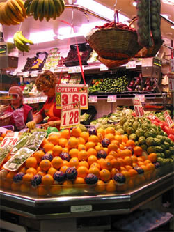 Fruit Stand in Market